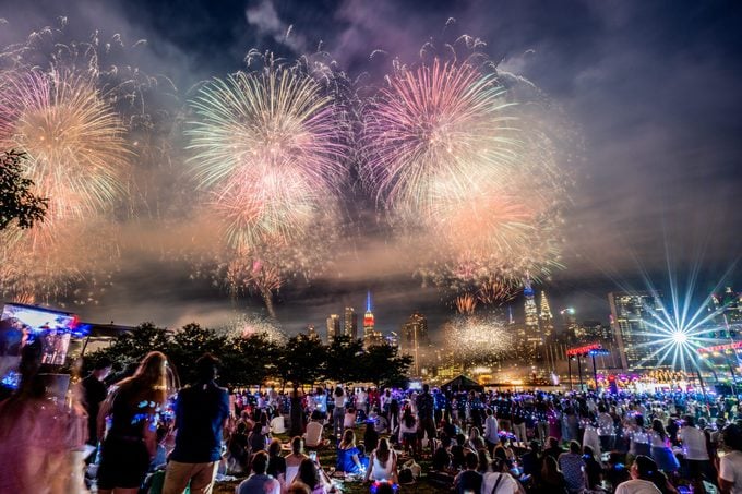 Spectacular fireworks display at Macy's 2022 event, capturing the essence of 4th of July celebrations.