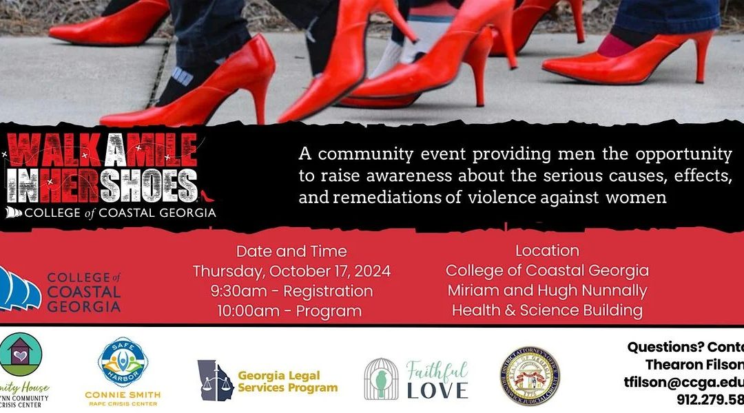 Raise Your Voice Against Violence: Walk A Mile In Her Shoes in Brunswick, GA