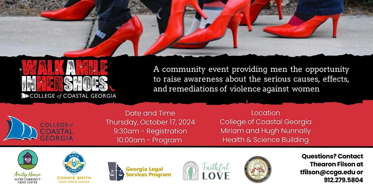 Raise Your Voice Against Violence: Walk A Mile In Her Shoes in Brunswick, GA