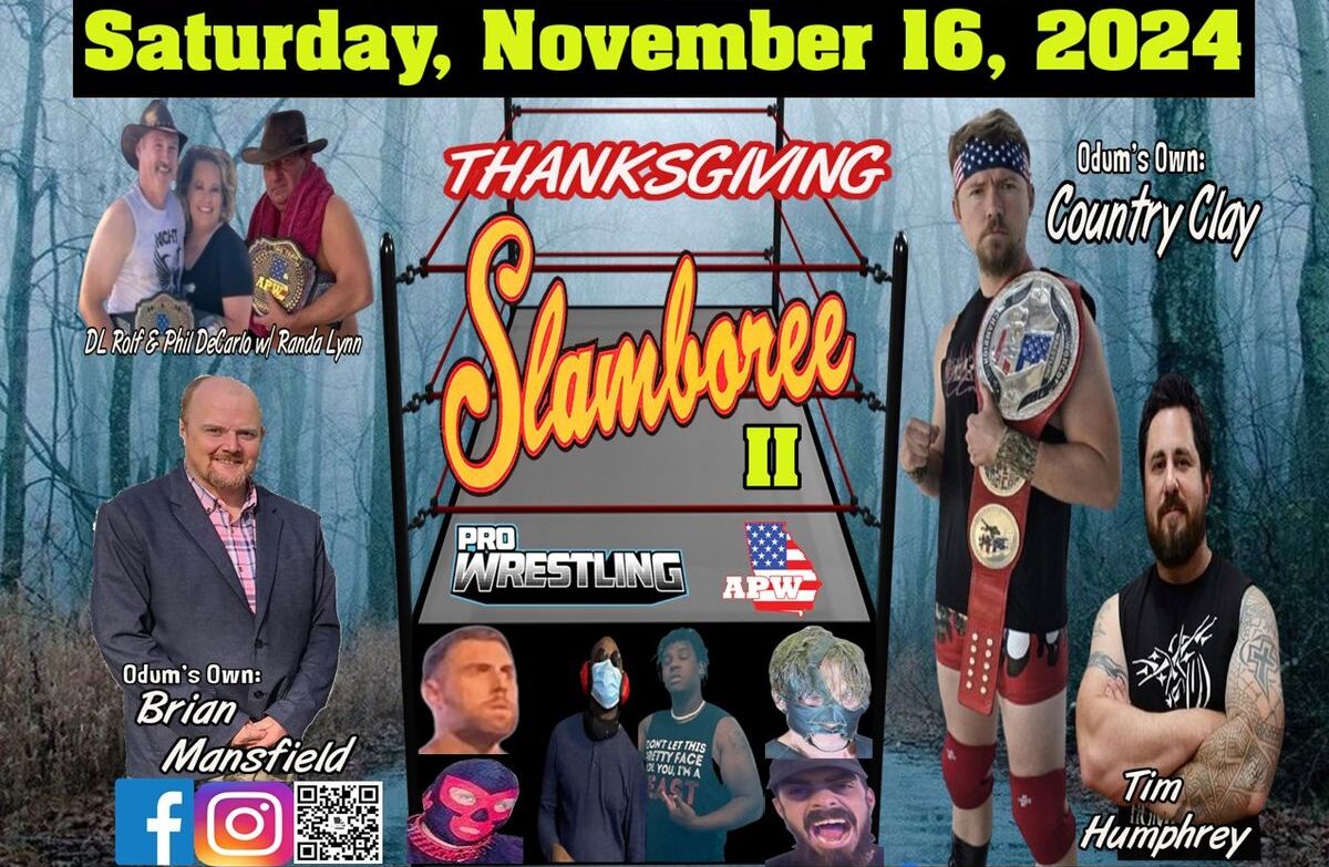 Support Local Kids at Thanksgiving Slamboree II Wrestling Fundraiser